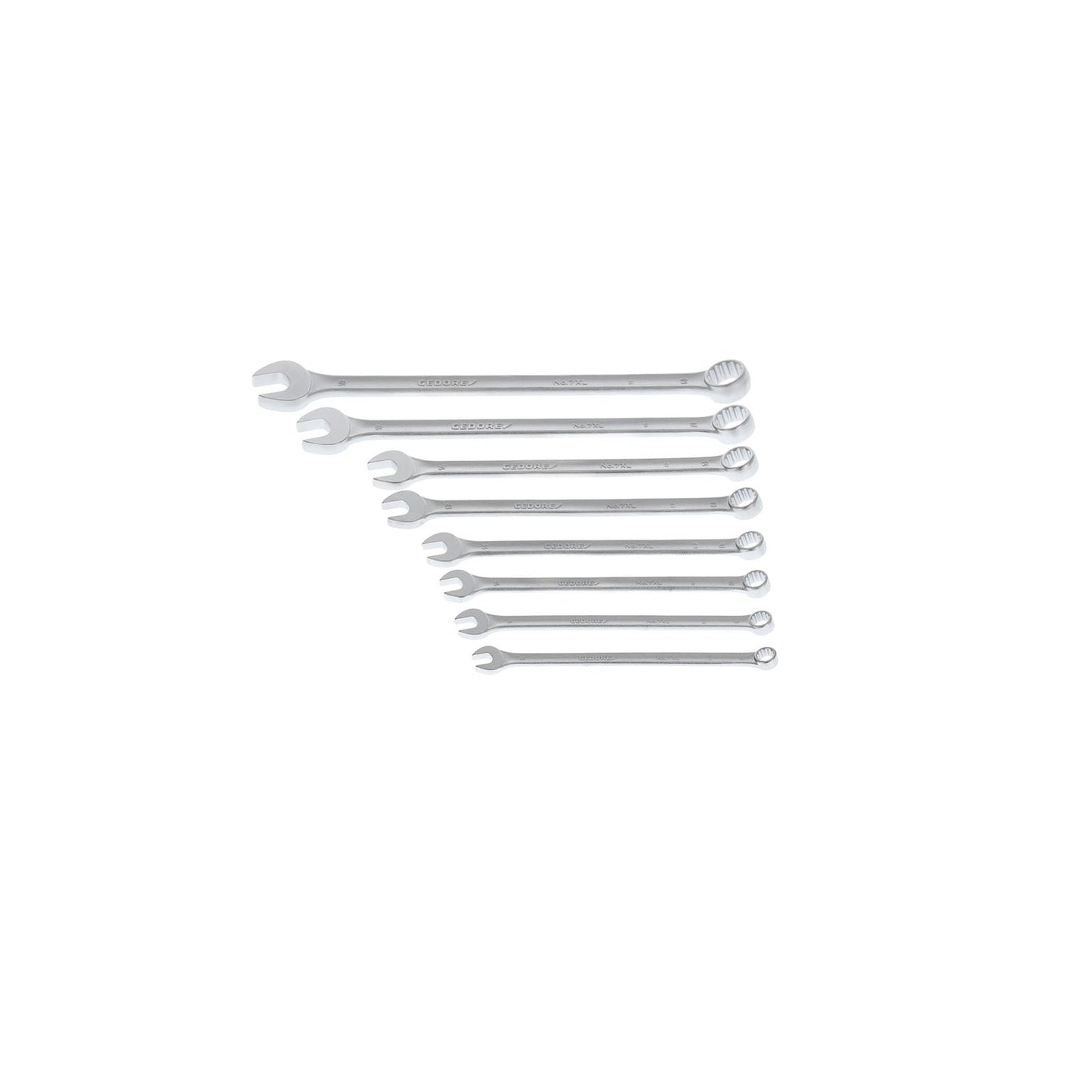 GEDORE 7 XL-080 - Set of 8 XL Combination Wrenches