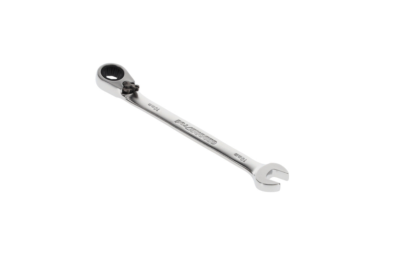 R07200100 - Llave combinada de carraca con palanca de cambio, 10 mm L=158 mm