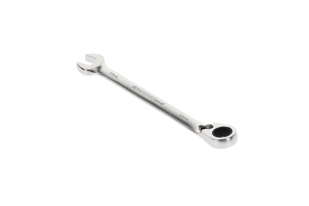 R07200110 - Llave combinada de carraca con palanca de cambio, 11 mm L=164 mm
