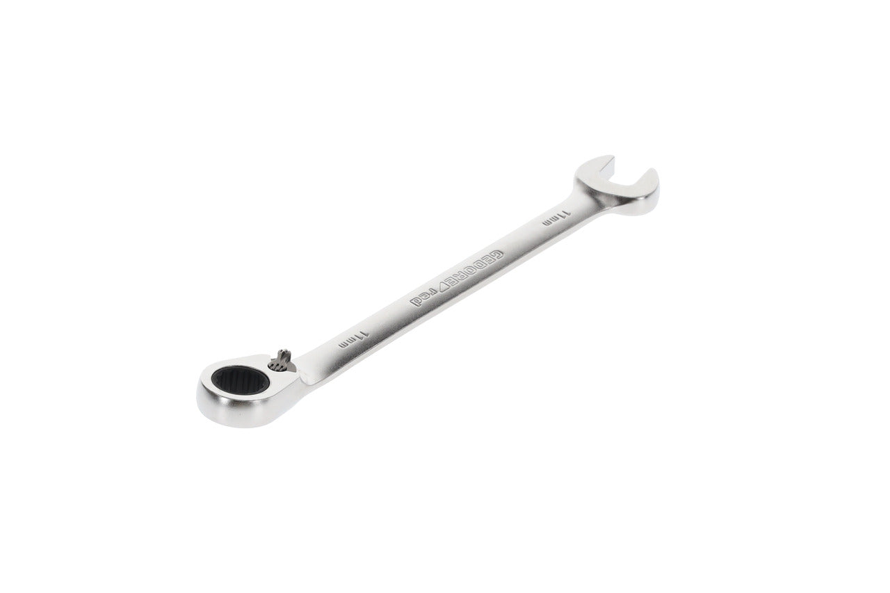 R07200110 - Llave combinada de carraca con palanca de cambio, 11 mm L=164 mm