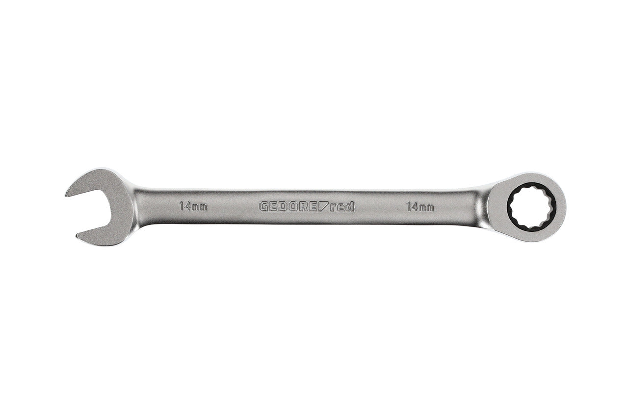 R07100140 - Llave combinada de carraca 14 mm L=190 mm