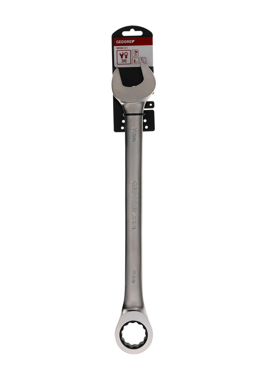 R07100360 - Llave combinada de carraca 36 mm L=460 mm