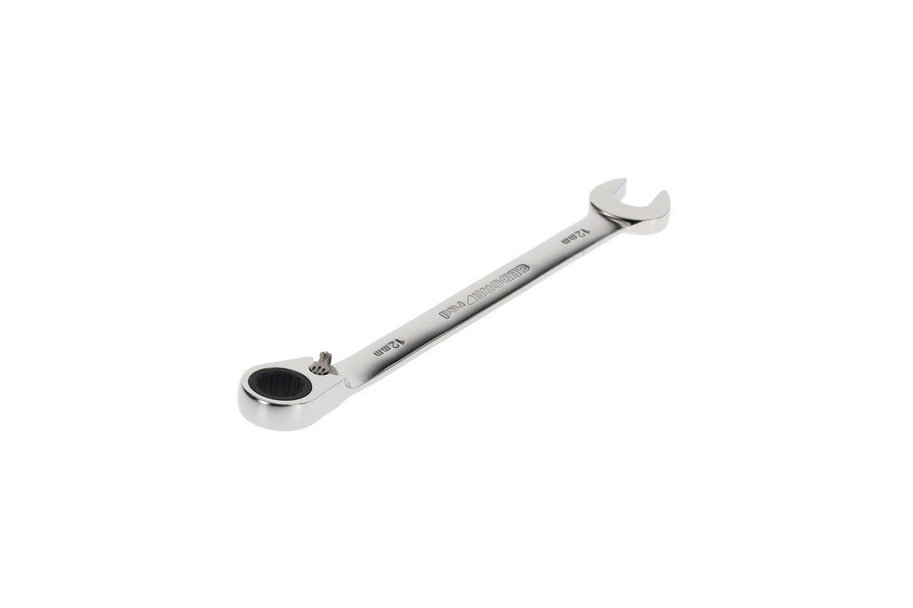 R07200120 - Llave combinada de carraca con palanca de cambio, 12 mm L=167 mm