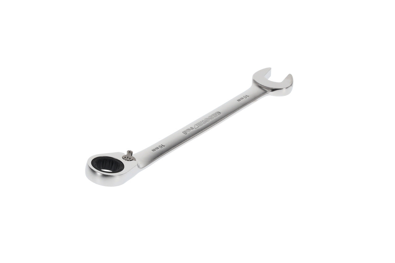 R07200160 - Llave combinada de carraca con palanca de cambio, 16 mm L=204 mm