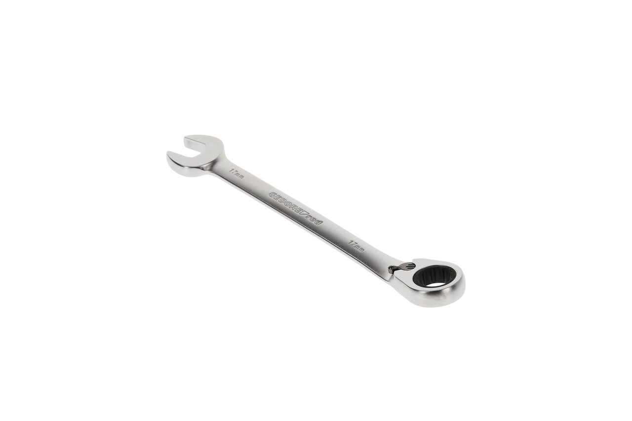 R07200170 - Llave combinada de carraca con palanca de cambio, 17 mm L=224 mm
