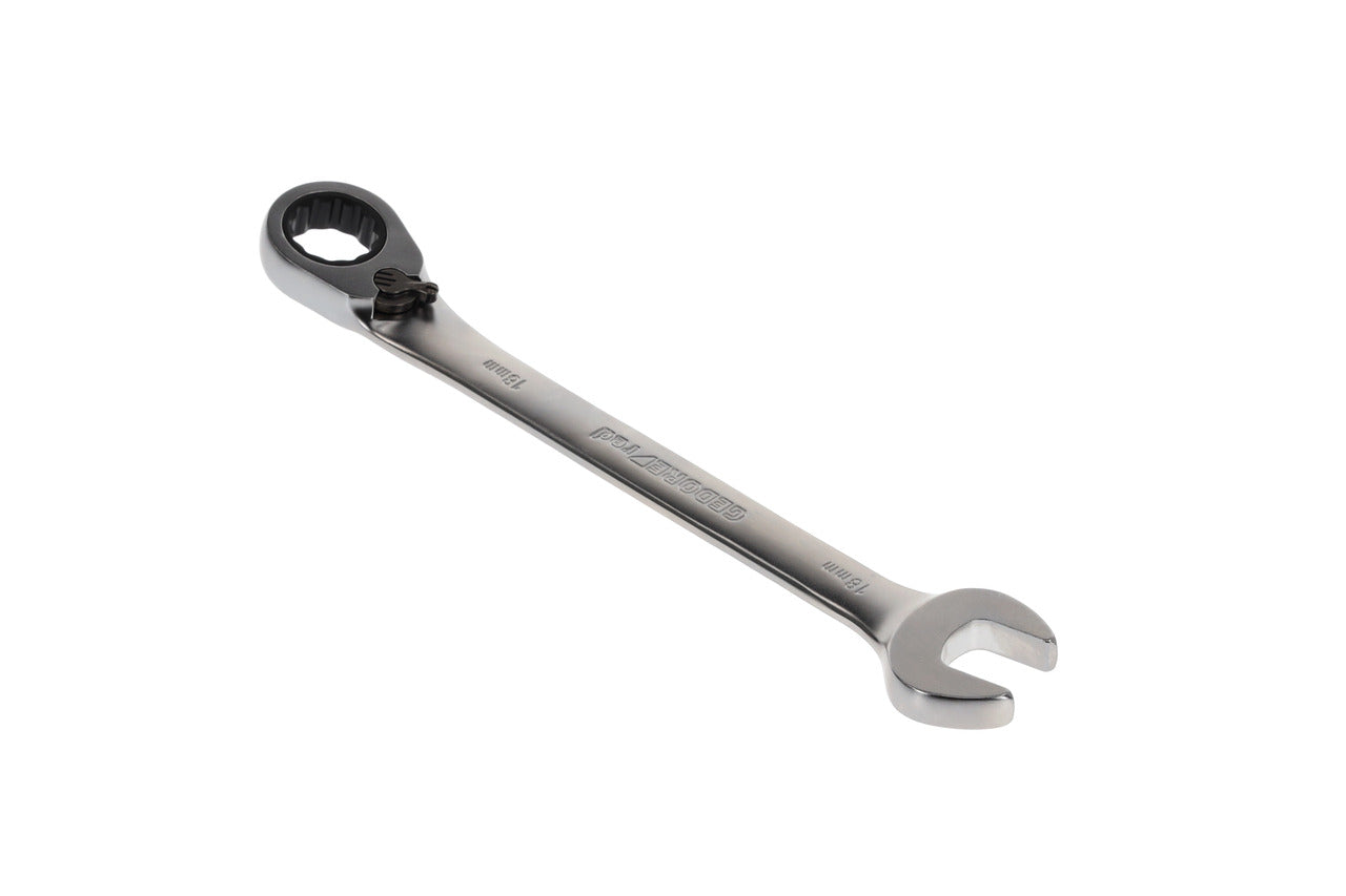 R07200180 - Llave combinada de carraca con palanca de cambio, 18 mm L=245 mm