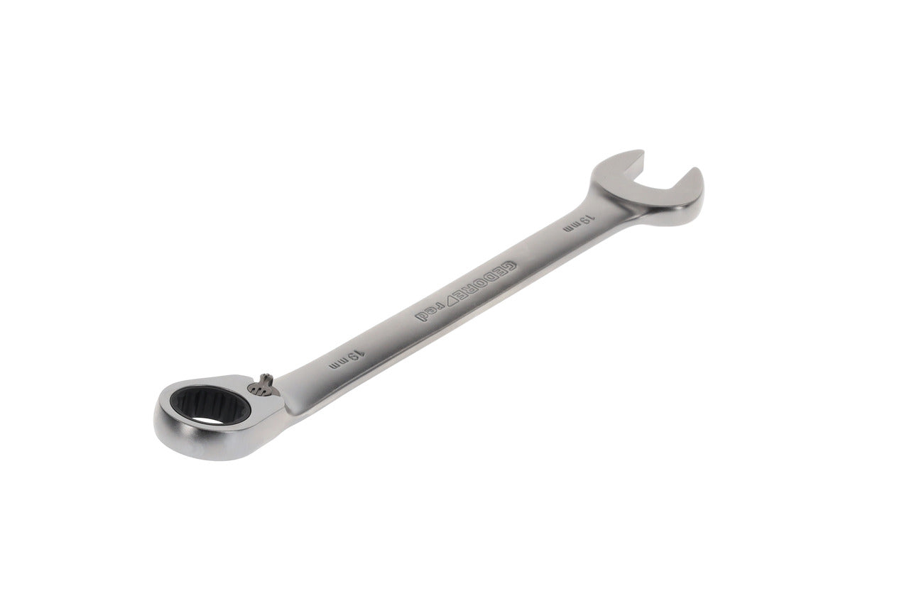 R07200190 - Llave combinada de carraca con palanca de cambio, 19 mm L=245 mm