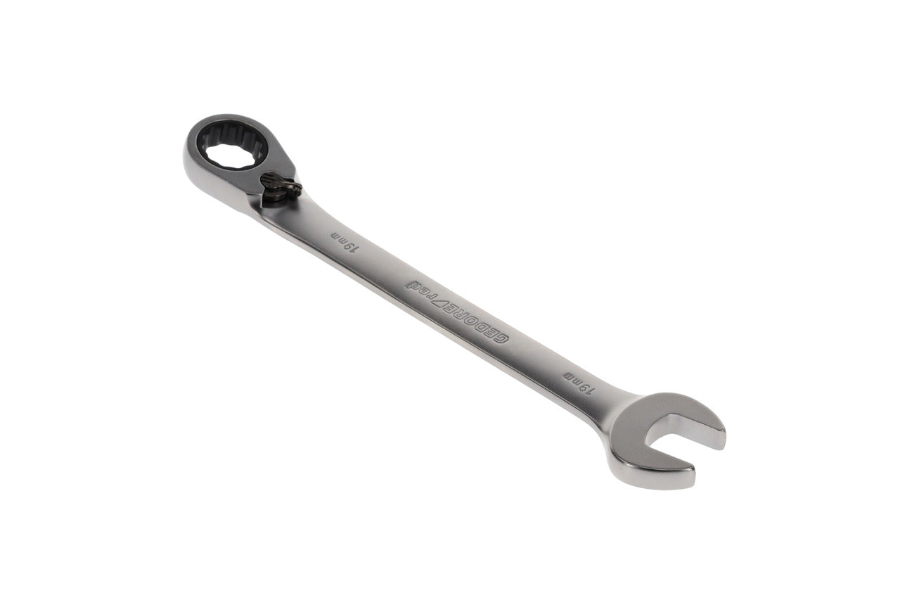 R07200190 - Llave combinada de carraca con palanca de cambio, 19 mm L=245 mm