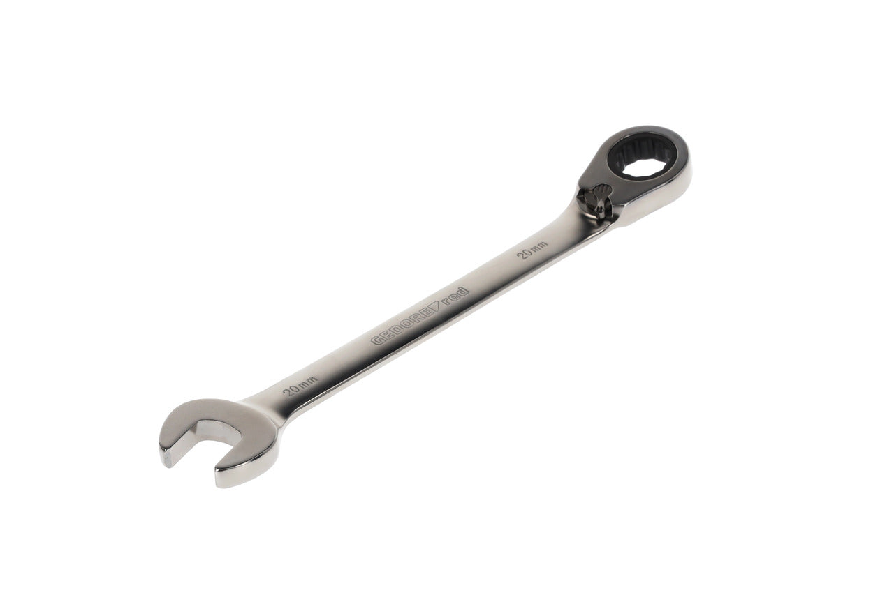 R07200200 - Llave combinada de carraca con palanca de cambio, 20 mm L=280 mm