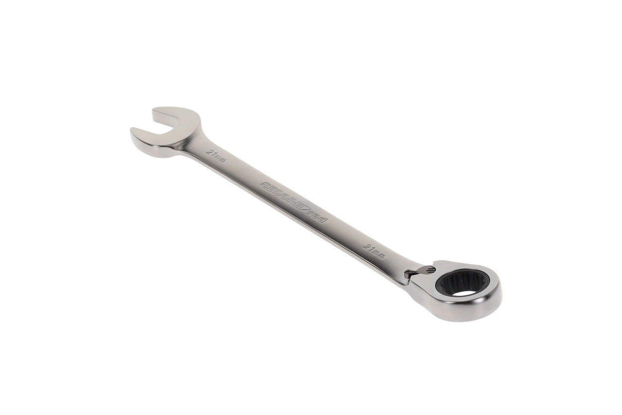 R07200210 - Llave combinada de carraca con palanca de cambio, 21 mm L=280 mm