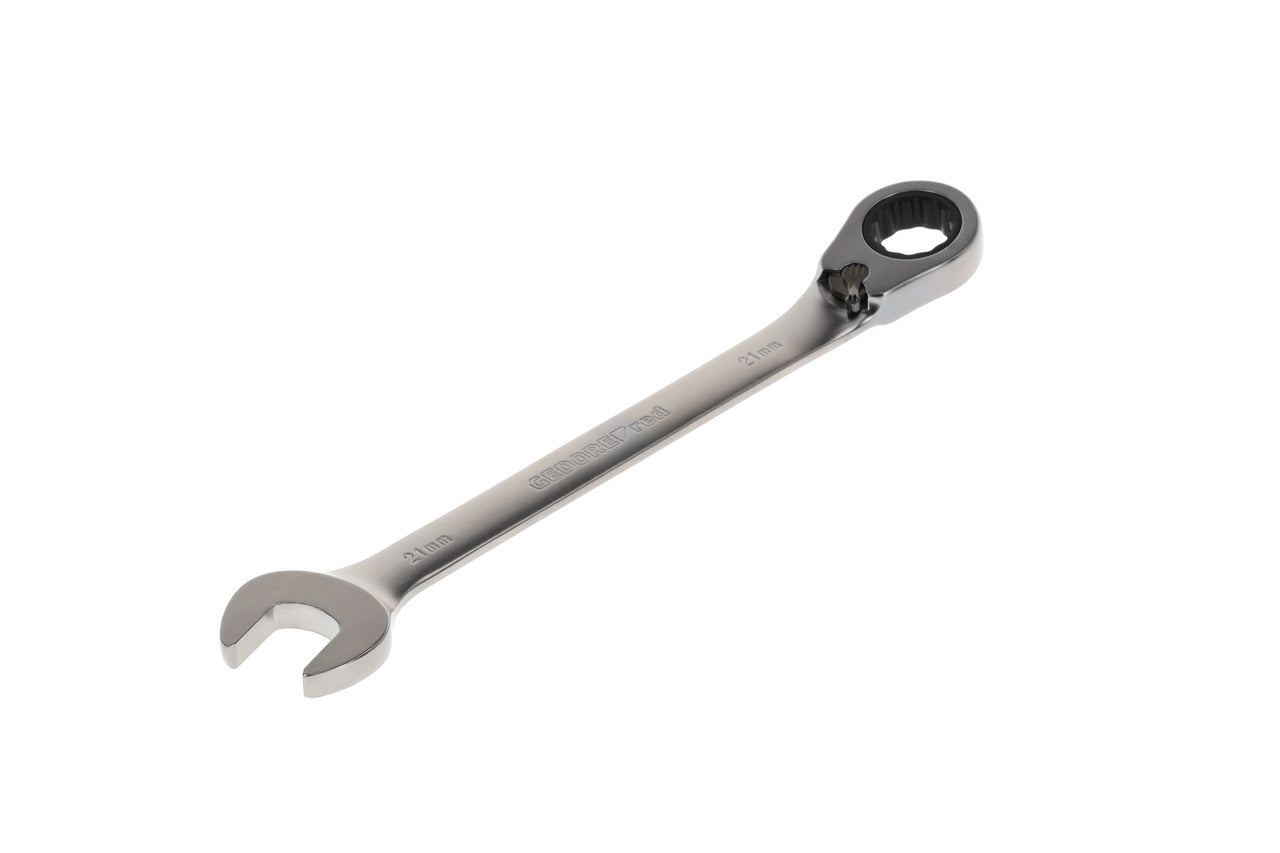 R07200210 - Llave combinada de carraca con palanca de cambio, 21 mm L=280 mm