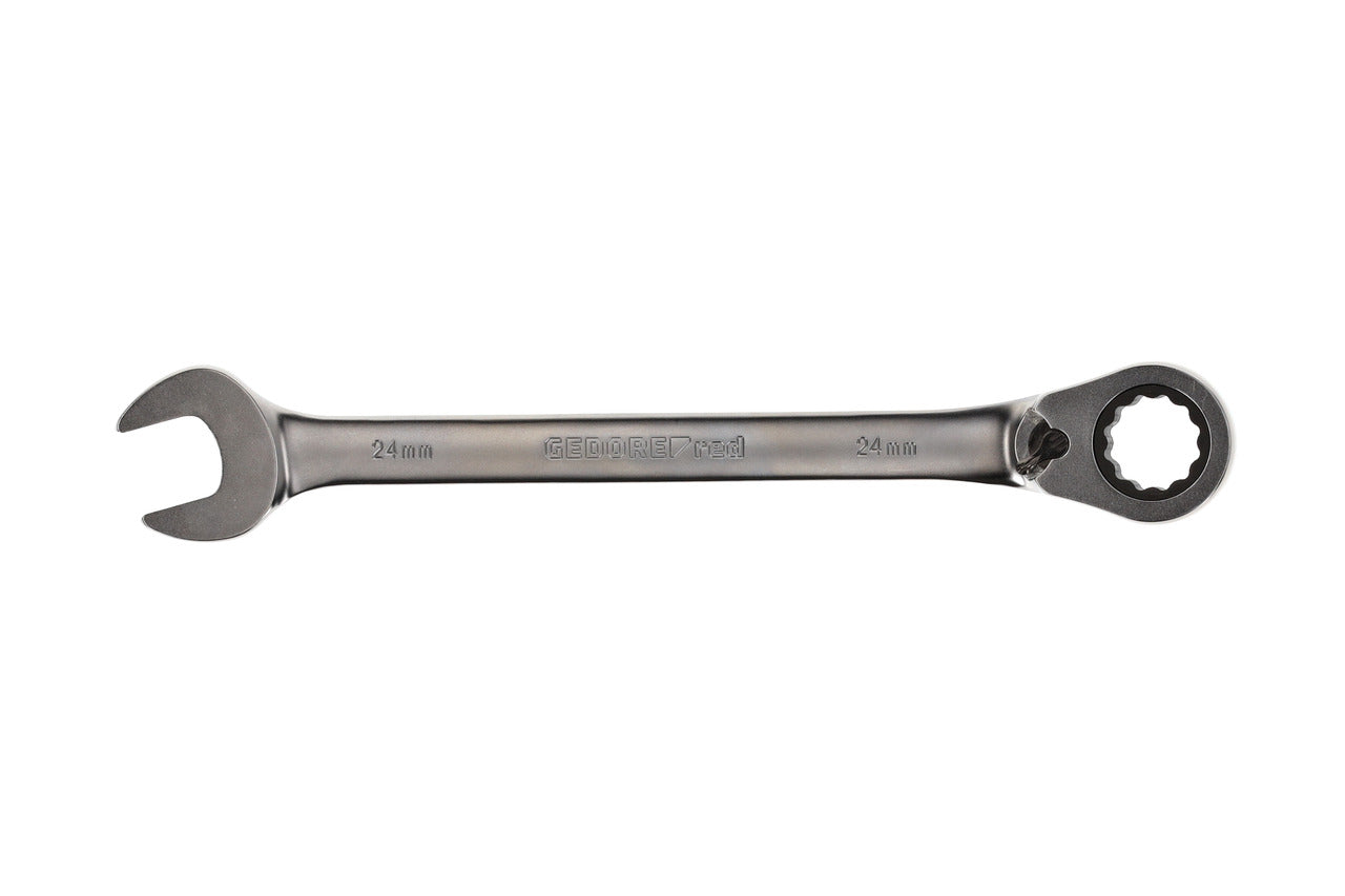 R07200240 - Llave combinada de carraca con palanca de cambio, 24 mm L=310 mm
