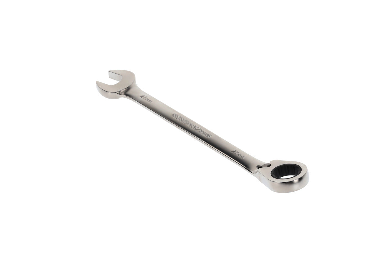 R07200270 - Llave combinada de carraca con palanca de cambio, 27 mm L=330 mm