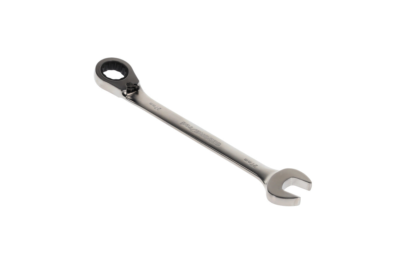 R07200270 - Llave combinada de carraca con palanca de cambio, 27 mm L=330 mm