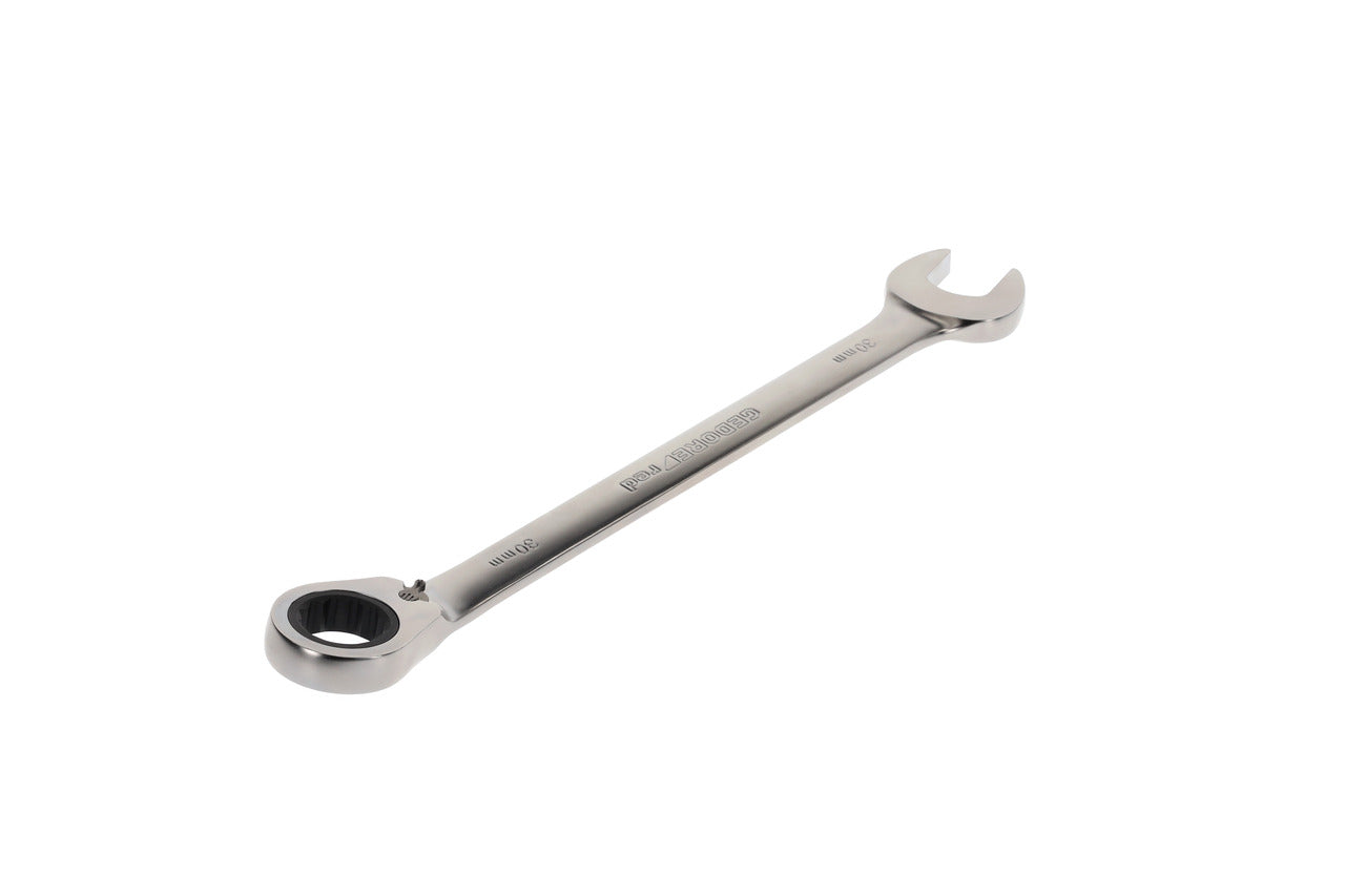 R07200300 - Llave combinada de carraca con palanca de cambio, 30 mm L=425 mm