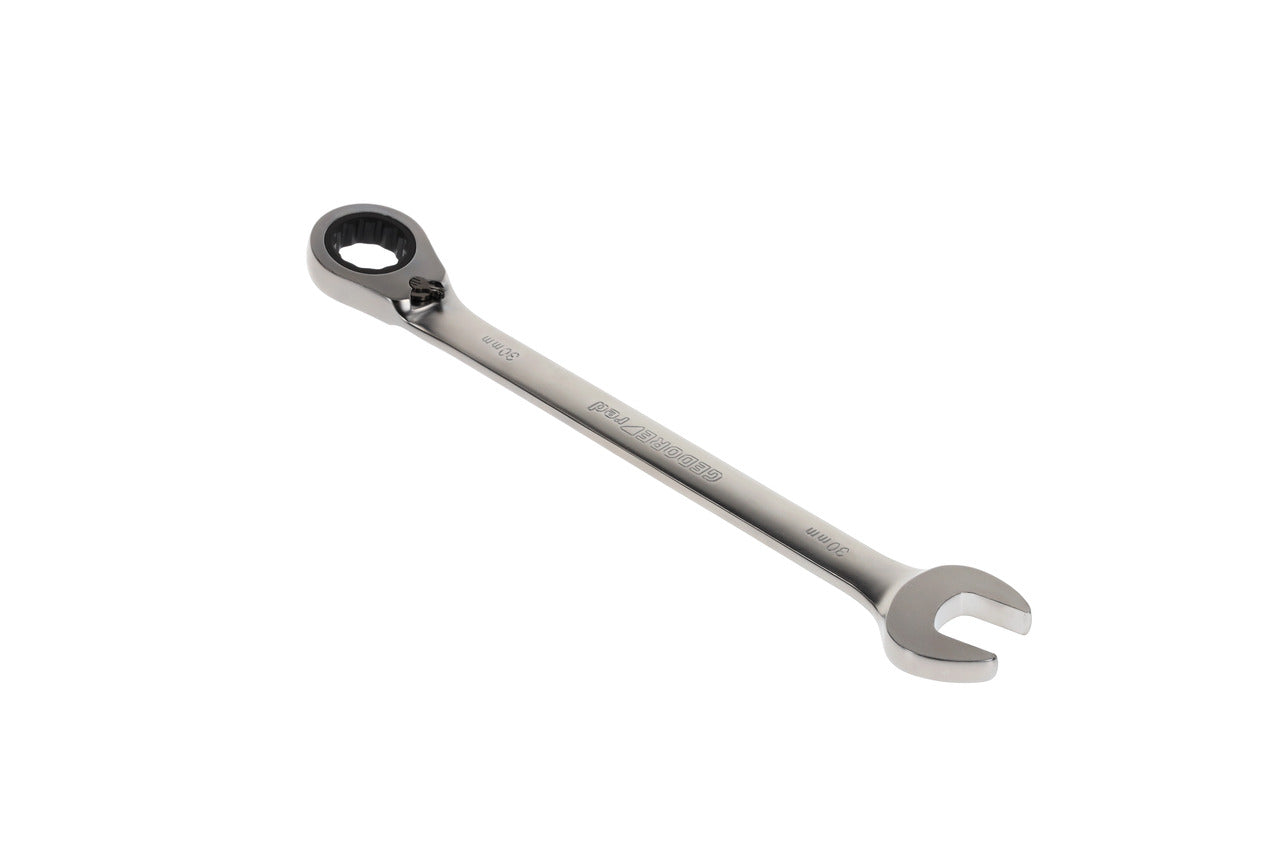 R07200300 - Llave combinada de carraca con palanca de cambio, 30 mm L=425 mm