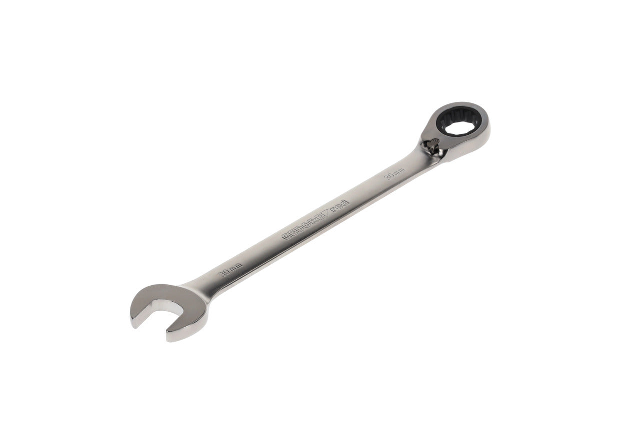 R07200300 - Llave combinada de carraca con palanca de cambio, 30 mm L=425 mm