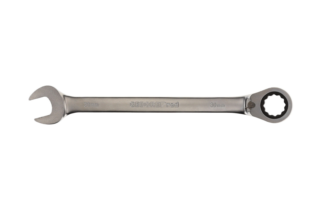 R07200300 - Llave combinada de carraca con palanca de cambio, 30 mm L=425 mm