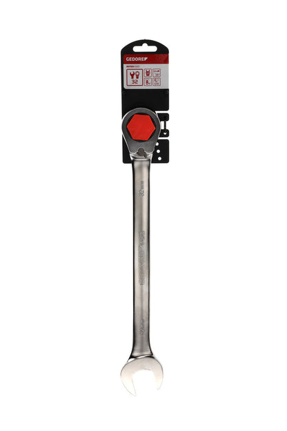 R07200320 - Llave combinada de carraca con palanca de cambio, 32 mm L=425 mm