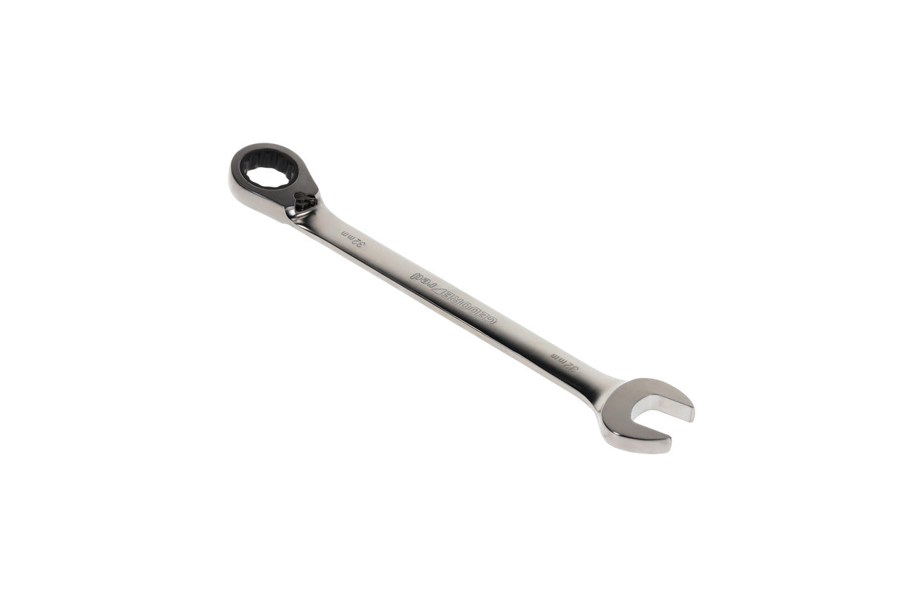 R07200320 - Llave combinada de carraca con palanca de cambio, 32 mm L=425 mm