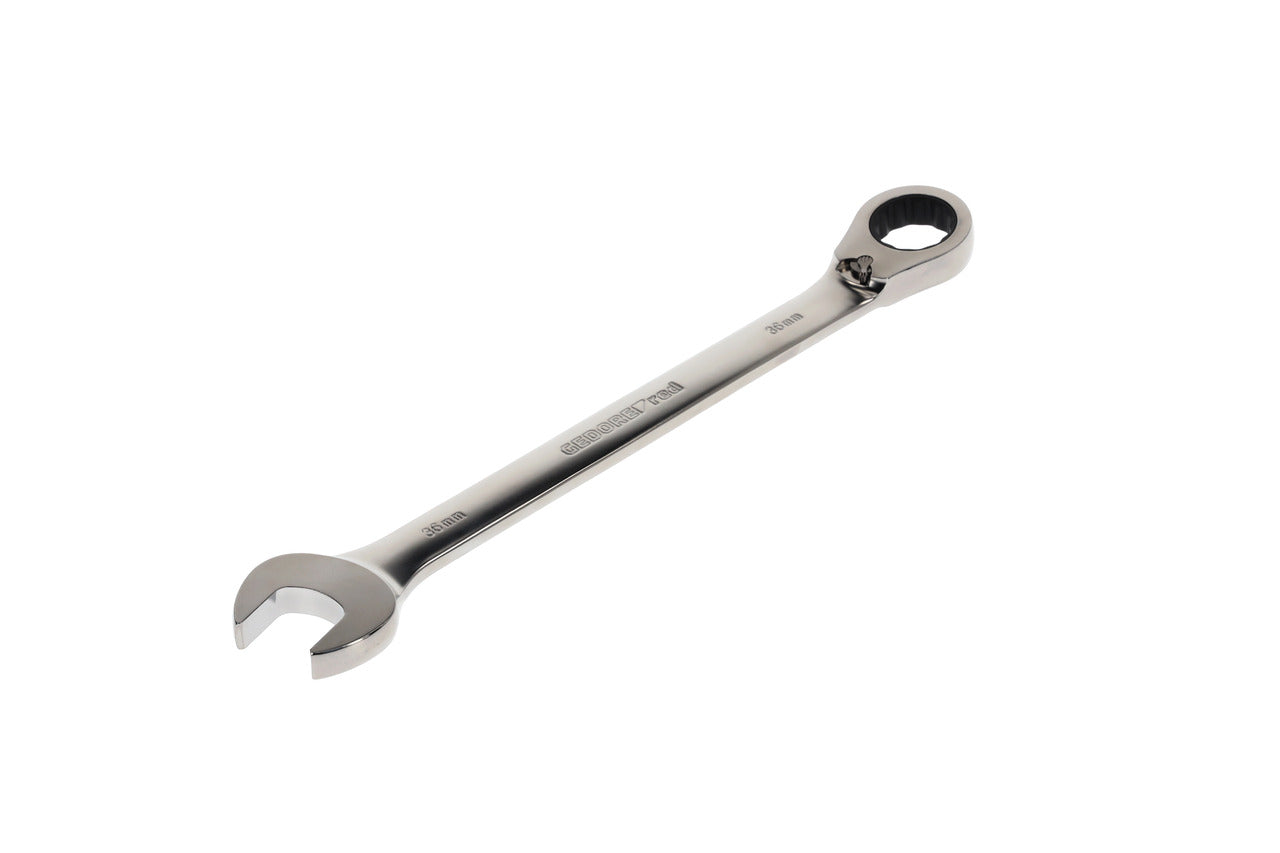 R07200360 - Llave combinada de carraca con palanca de cambio, 36 mm L=480 mm