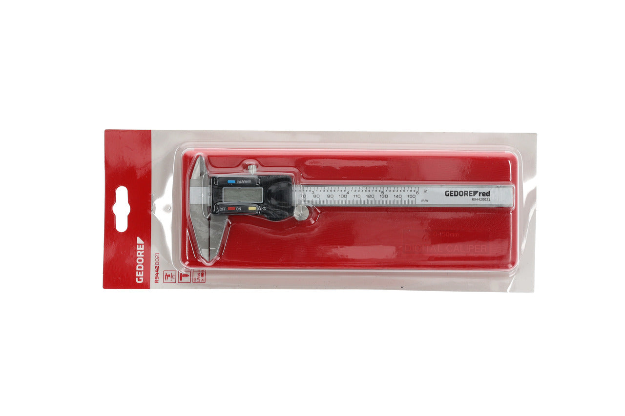 Pied à coulisse numérique GEDORE rouge R94420021, 153 mm