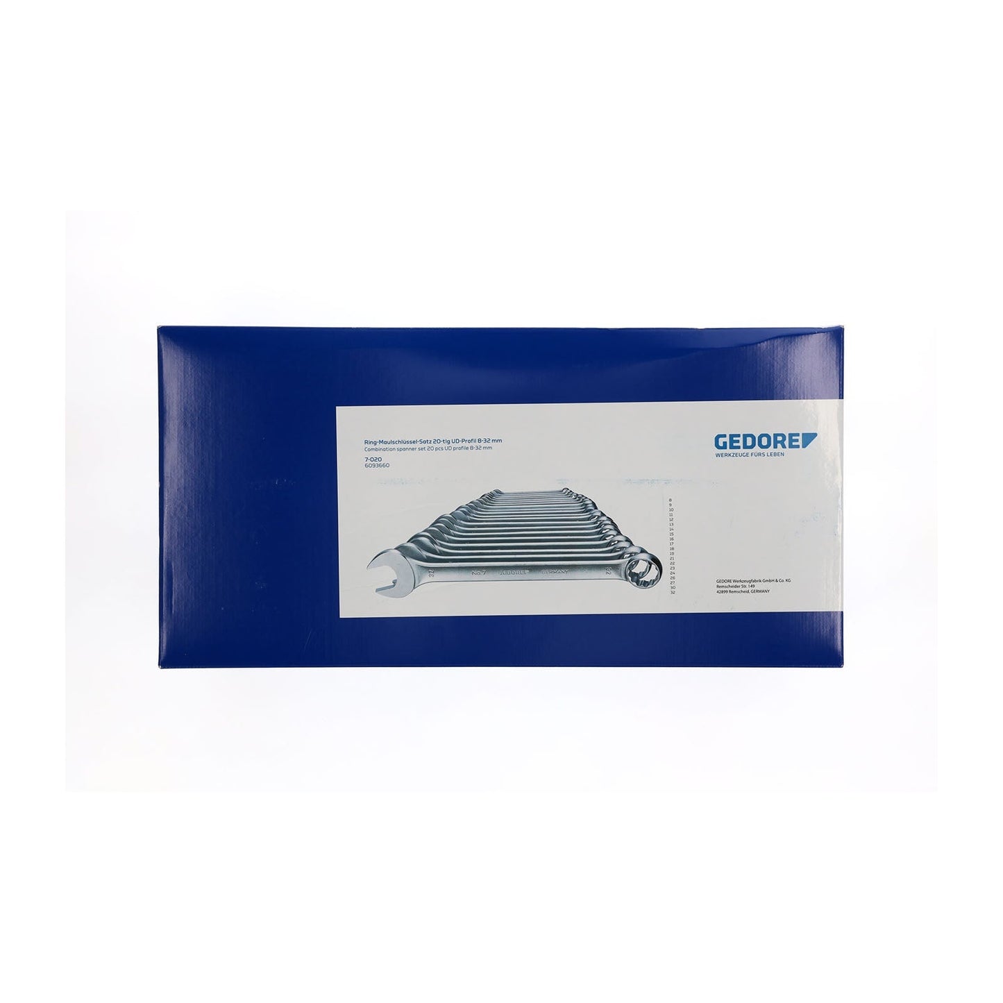 GEDORE 7-020 - Set of 20 Combination Wrenches