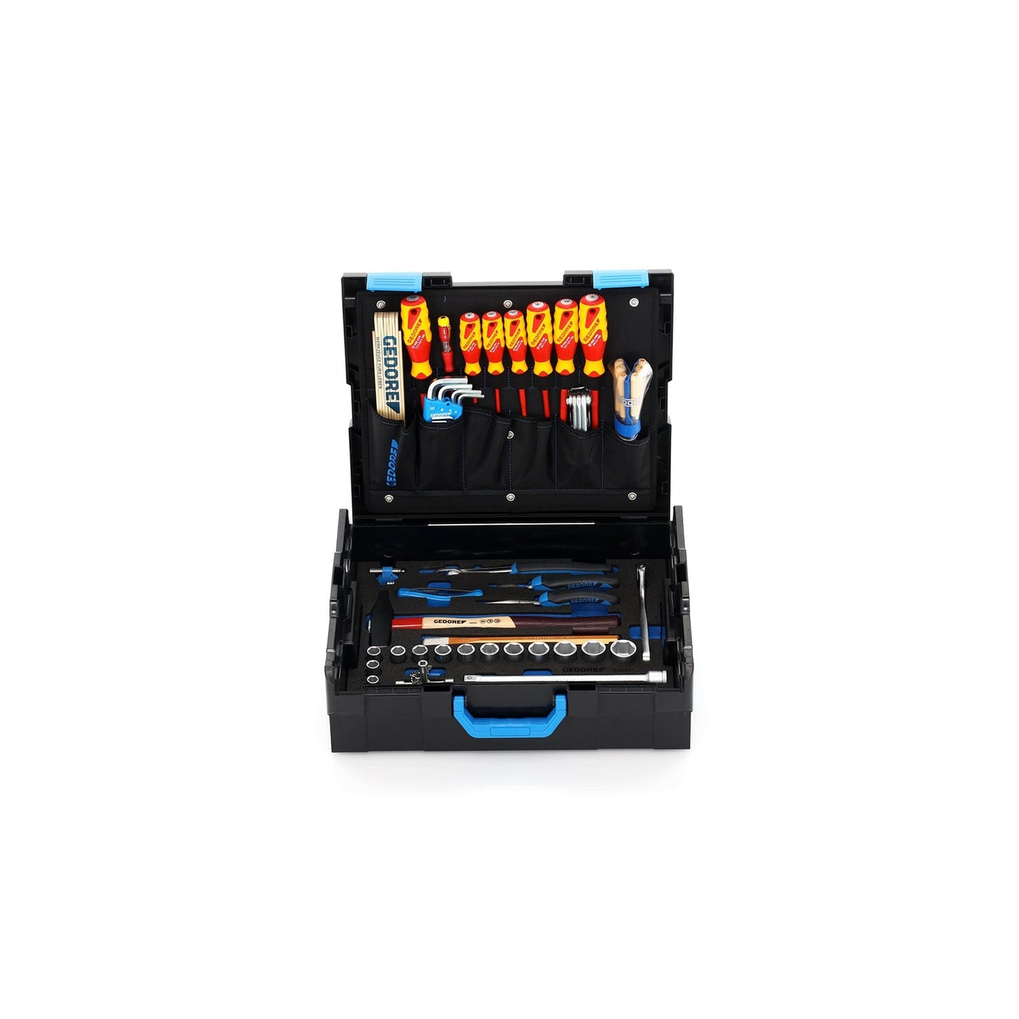 GEDORE 1100-01 - L-Boxx Box + Assortment of 58 tools