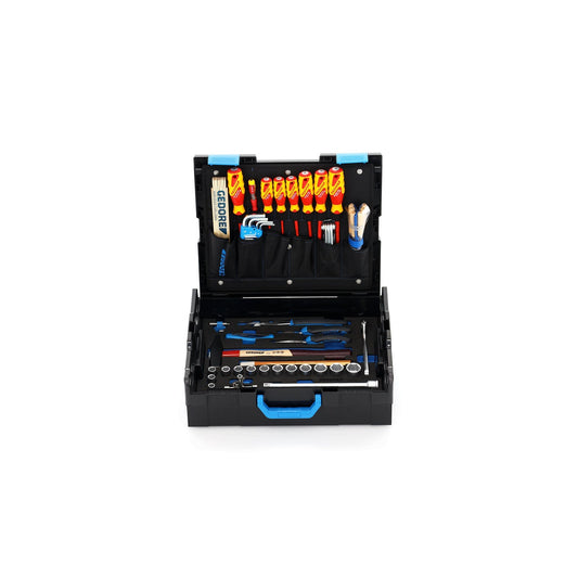 GEDORE 1100-01 - L-Boxx Box + Assortment of 58 tools