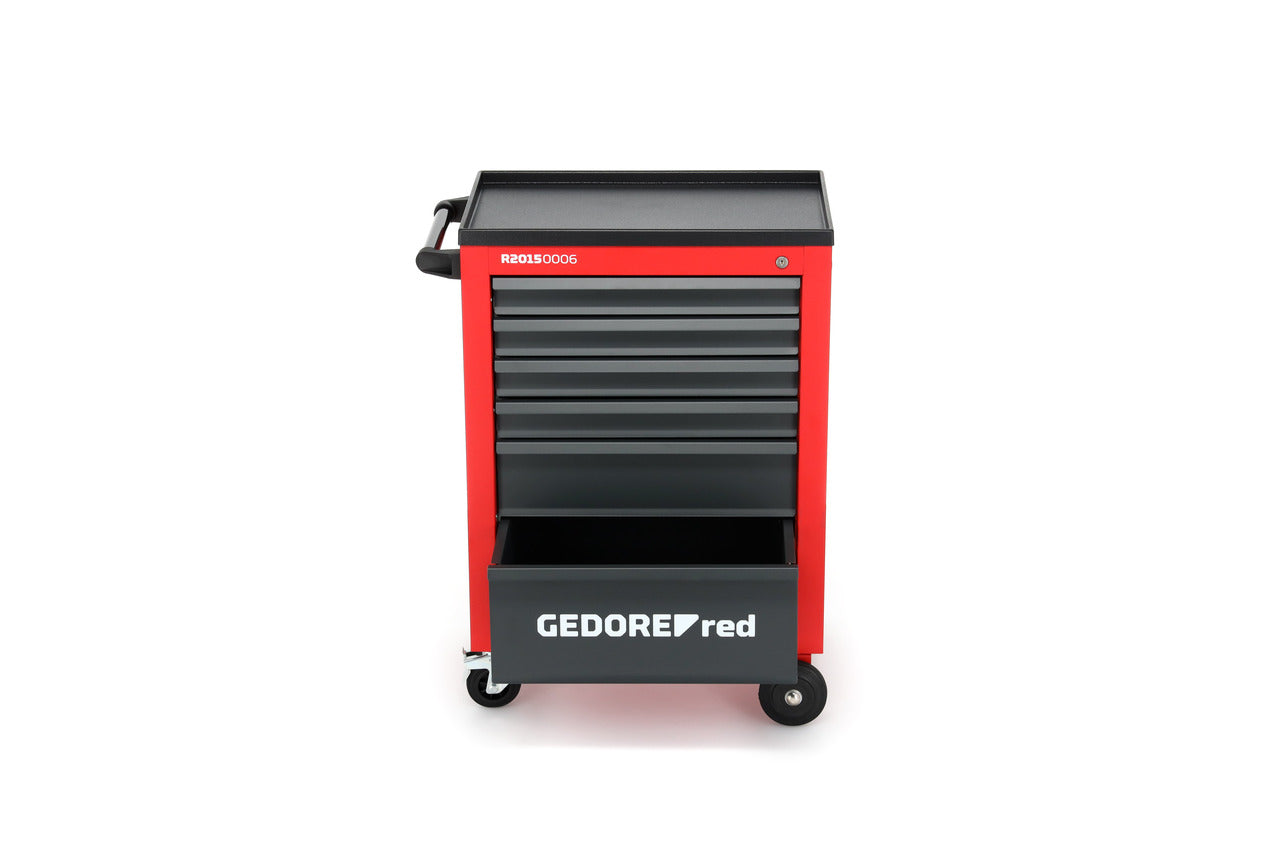 GEDORE rouge R20150006 - Chariot d'atelier MECHANIC rouge, 6 tiroirs, 910 x 628 x 418 mm