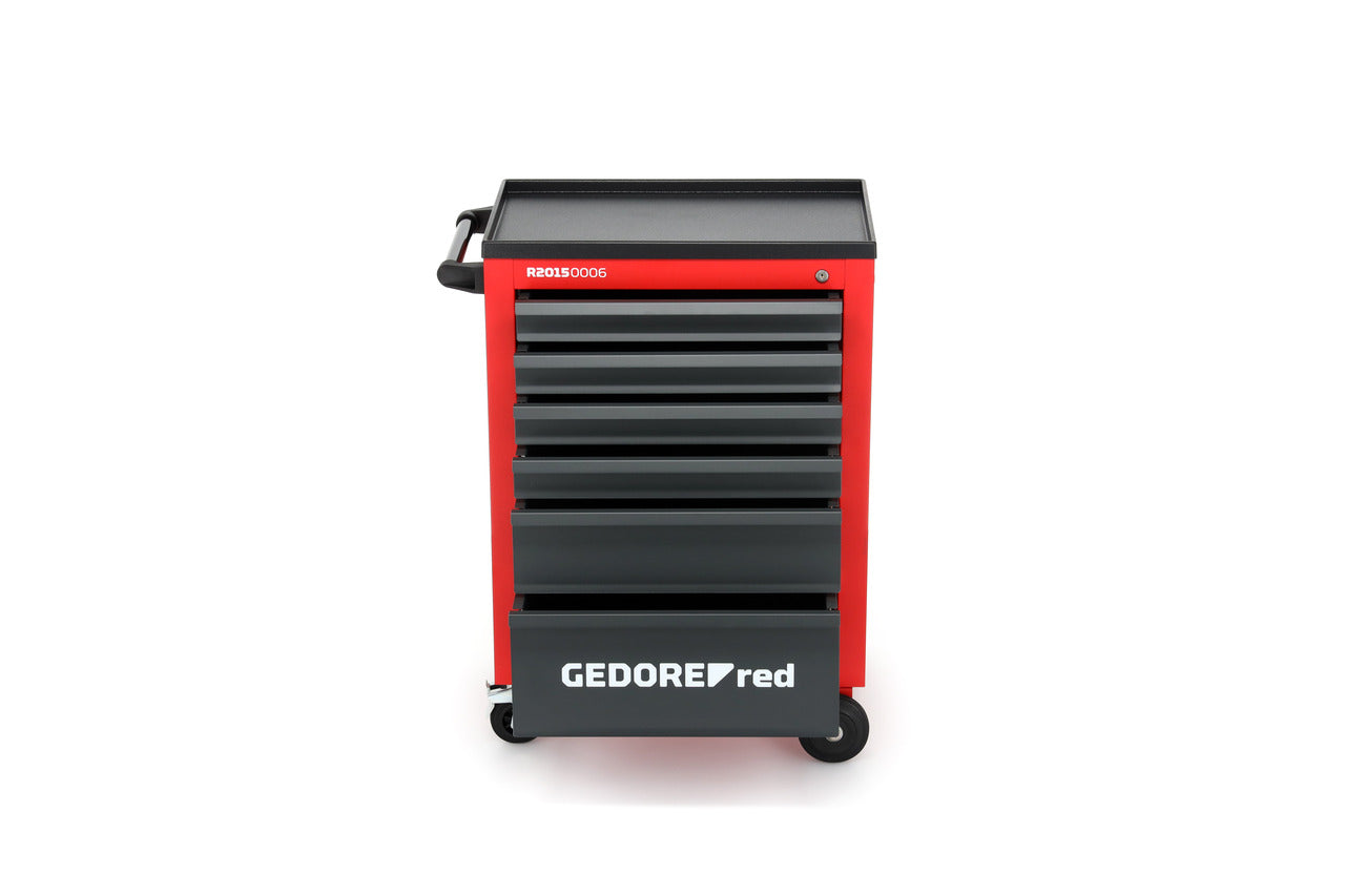 GEDORE rouge R20150006 - Chariot d'atelier MECHANIC rouge, 6 tiroirs, 910 x 628 x 418 mm
