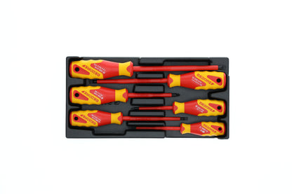 1500 ES-VDE 2170 PZ - VDE insulated PZ screwdriver set in ES plastic module
