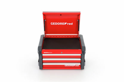 Coffre à outils GEDORE rouge R20240003 - MÉCANICIEN, 3 tiroirs, 446 x 724 x 470 mm