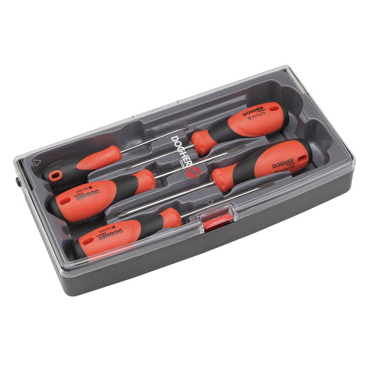 Dogher 20330-002 - Juego Dest.Caja Plast. 5Pzas Inox. Pl-Ph