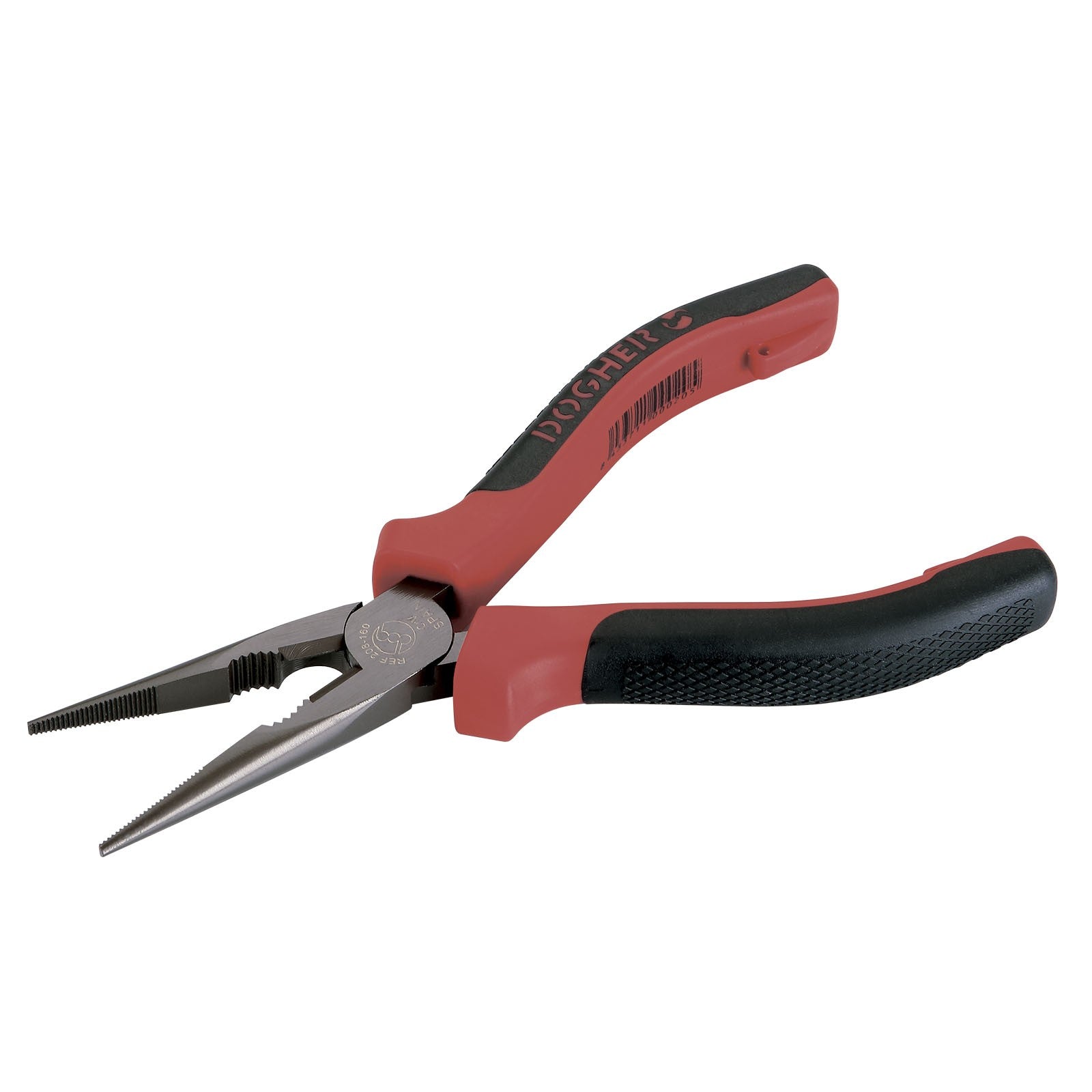 Dogher 208-160C - Alicate Boca Semirredonda con Corte Top Plier 160mm Colgador