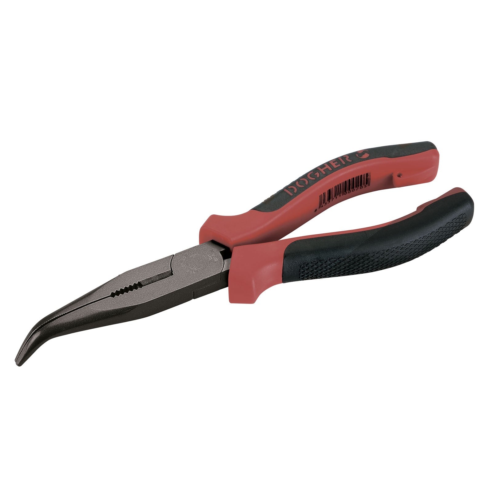 Dogher 209-200C - Alicate Profesional Bocas Semirredondas Curvas con Corte Top Plier 200mm Colgador