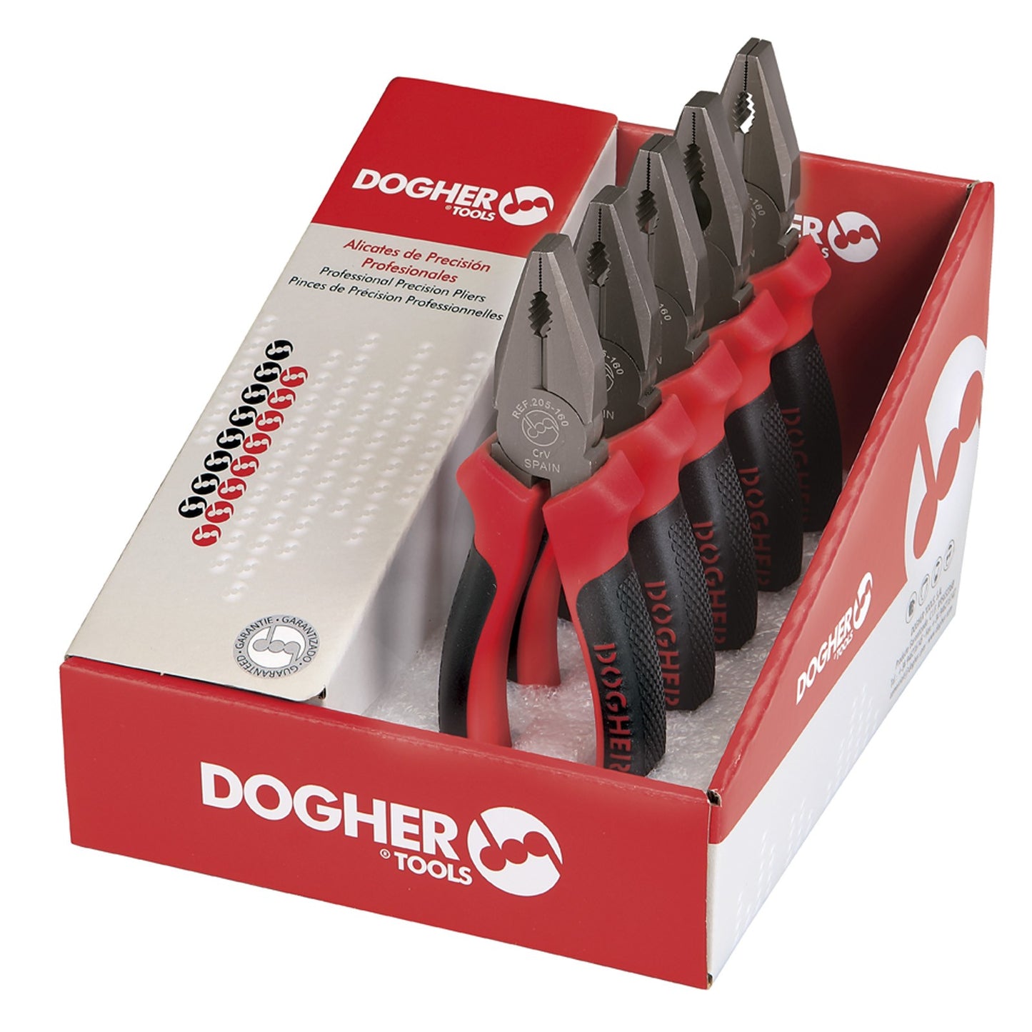 Dogher 212-180 - Alicate Profesional de Corte Diagonal Top Plier 180mm