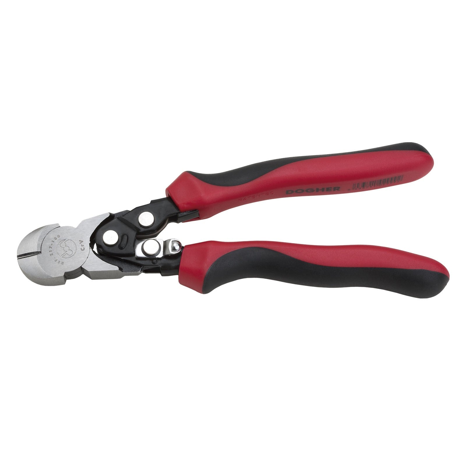 Dogher 217-180C - Alicate Profesional Articulado Corte Diagonal de Alta Potencia Top Plier 180mm Colgador