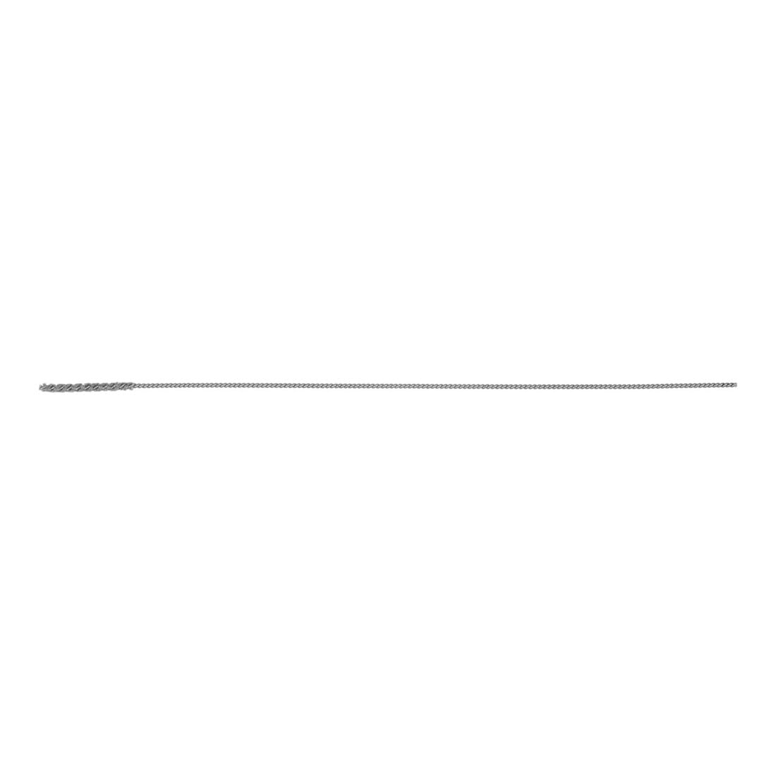 LessMann 54520012 - Cylinder brushes IBE without loop 100 x  12 mm dia  1,2 mm abrasive nylon SIC K 1000 / 0,25 mm core wire stainless 0,4 mm = shank dia 0,7 mm