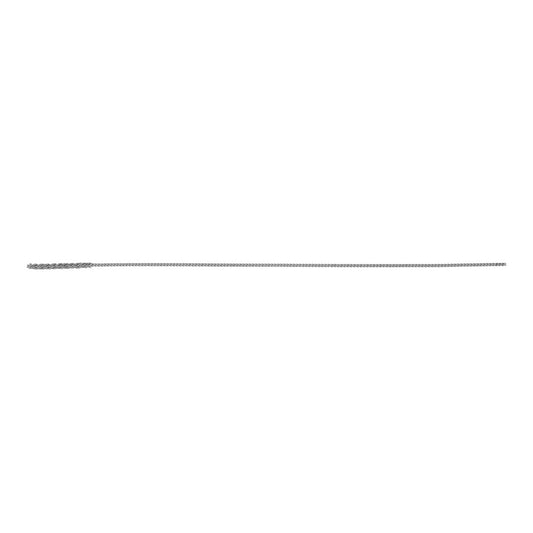 LessMann 54520012 - Cylinder brushes IBE without loop 100 x  12 mm dia  1,2 mm abrasive nylon SIC K 1000 / 0,25 mm core wire stainless 0,4 mm = shank dia 0,7 mm