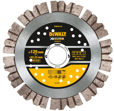 DEWALT DT90294-QZ - Hoja de diamante EXTREME RUNTIME 125mm
