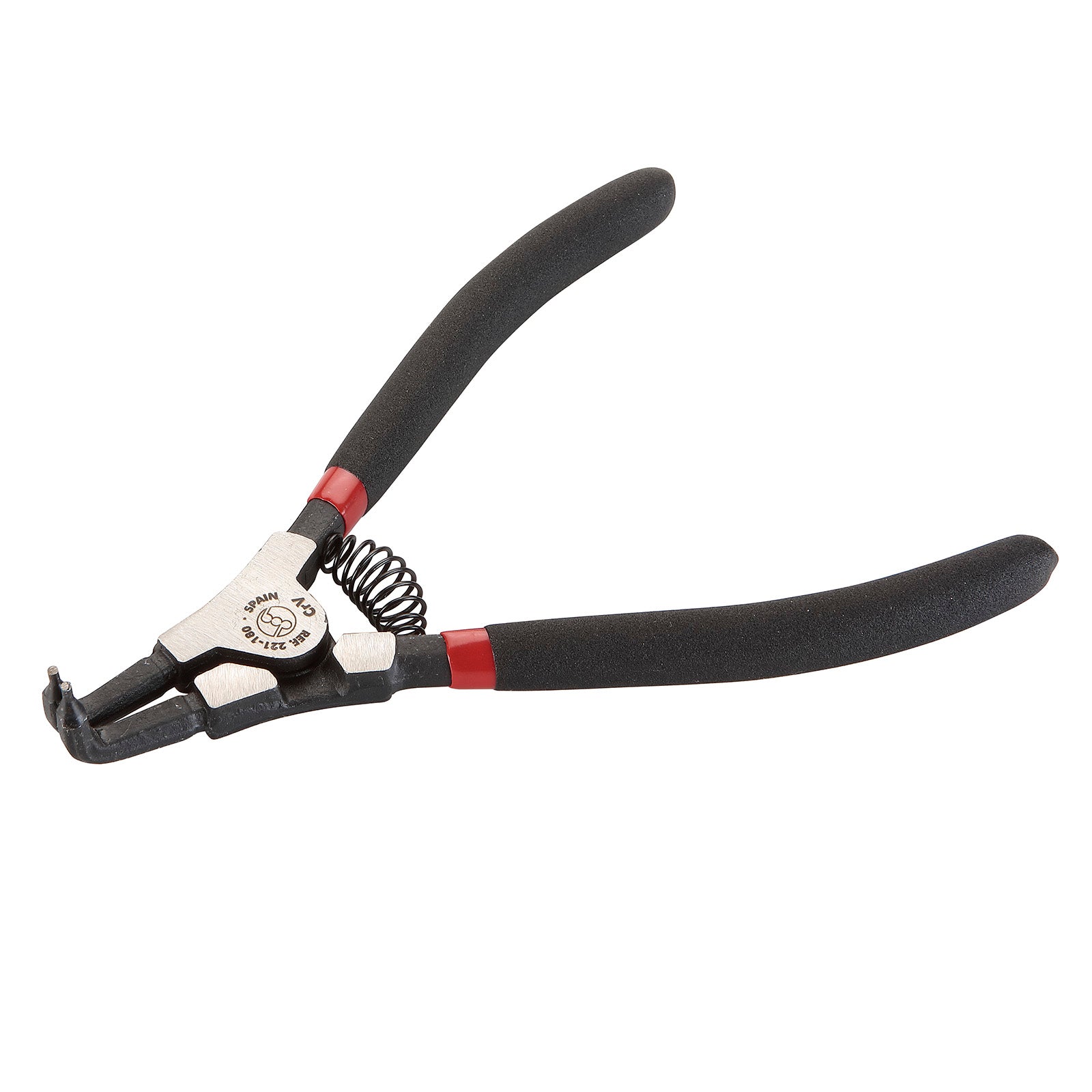 Dogher 221-155C - Alicates Seeger Bocas Curvas Arandela Exterior 155mm Colgador