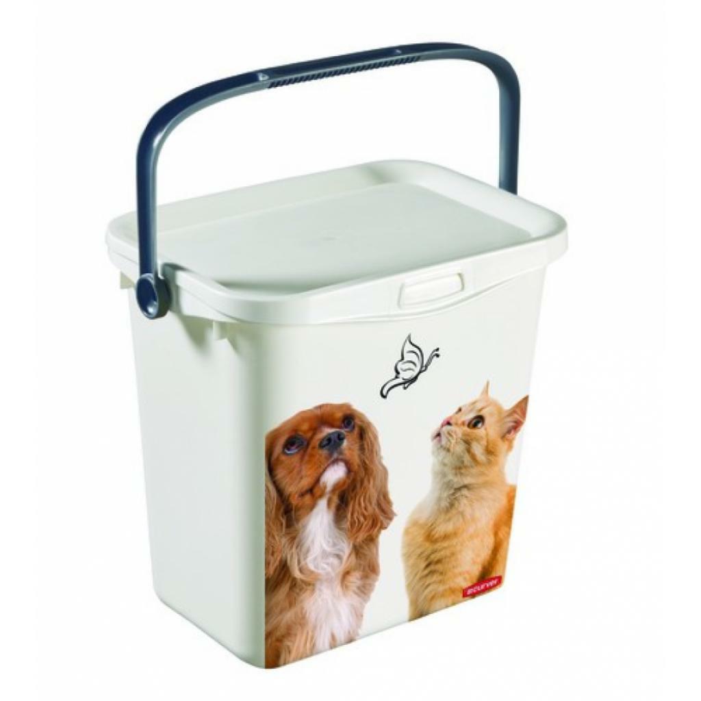 Curver - Caja Cuadrada con Tapa multiboxx para Perro (6 L)