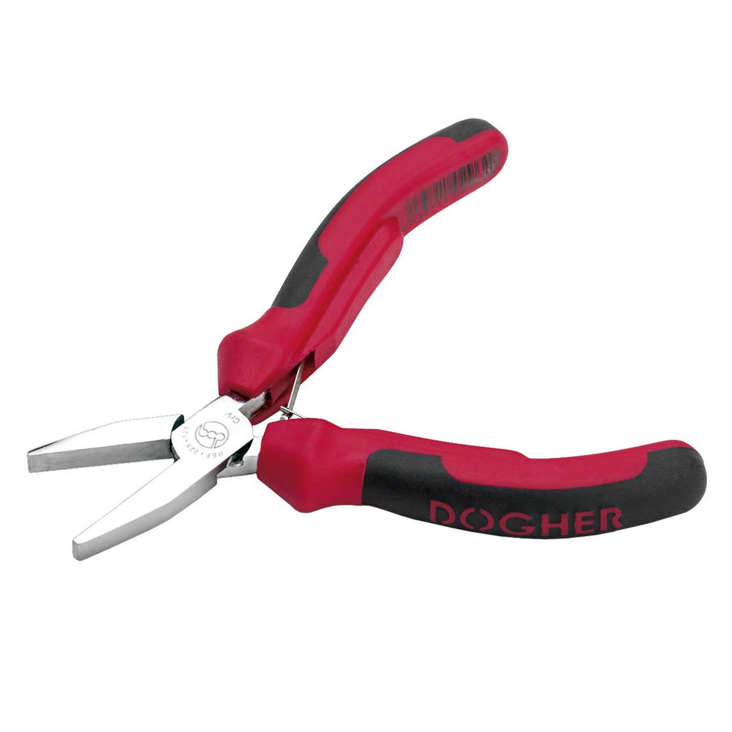 Dogher 226-125C - Mini Alicate Profesional de Bocas Planas 125mm Colgador