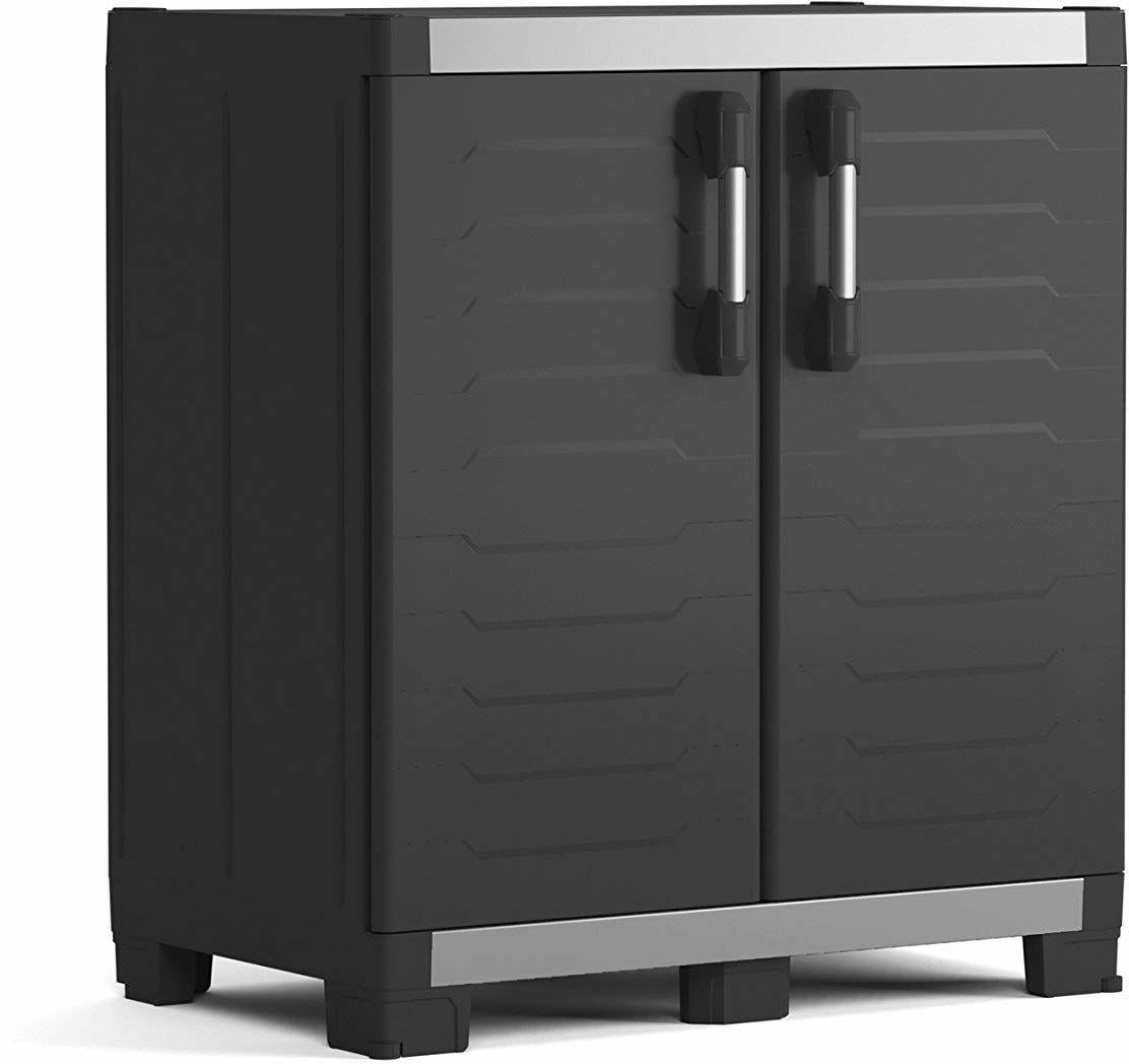 Keter 241544 Armario, Negro, XL Bajo