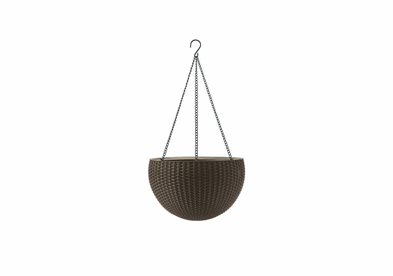 Keter 17199246 - Maceta Colgante para Plantas, Color marrón