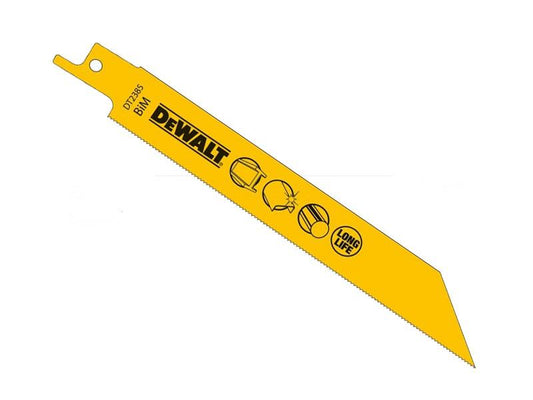 DeWalt DT2385-QZ - Hojas demolition bi-metal en acero y cobalto para corte en metal, 152 mm, paso de 1,1 mm