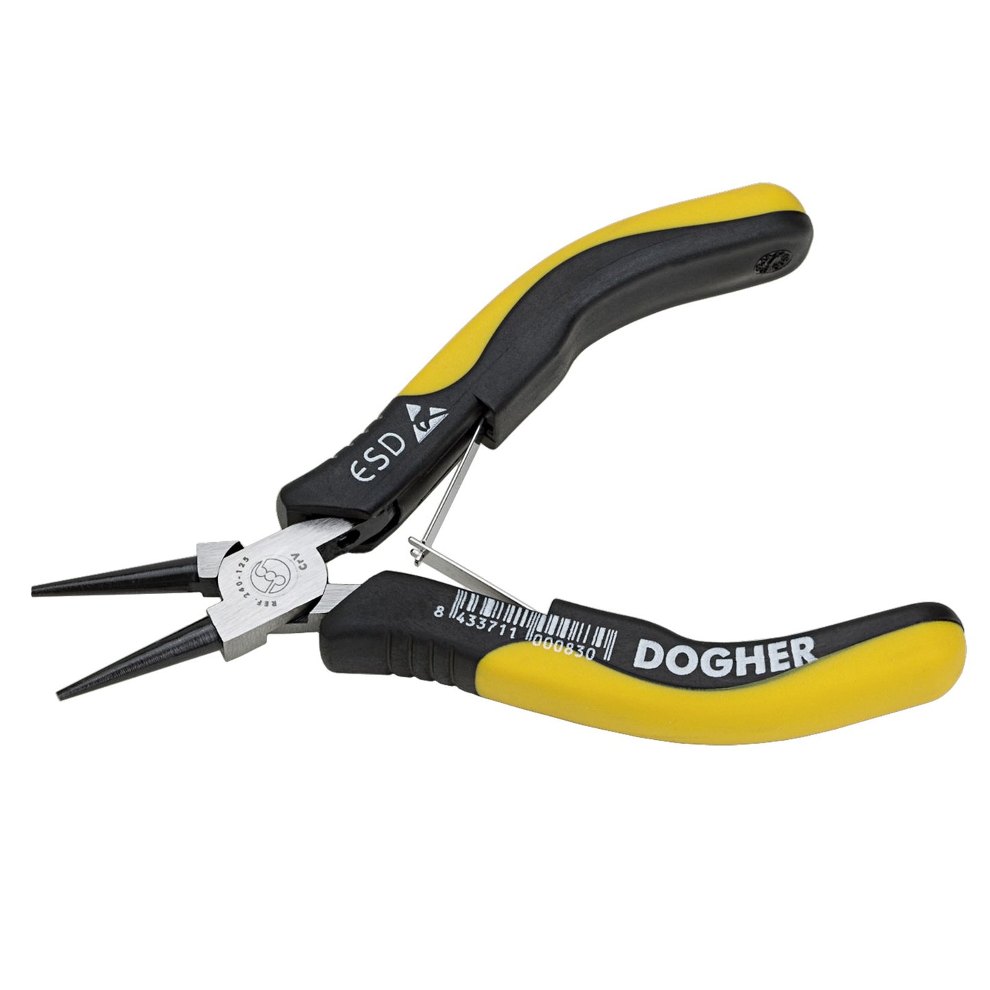 Dogher 240-125 - Mini Alicate Bocas Redondas ESD 125mm