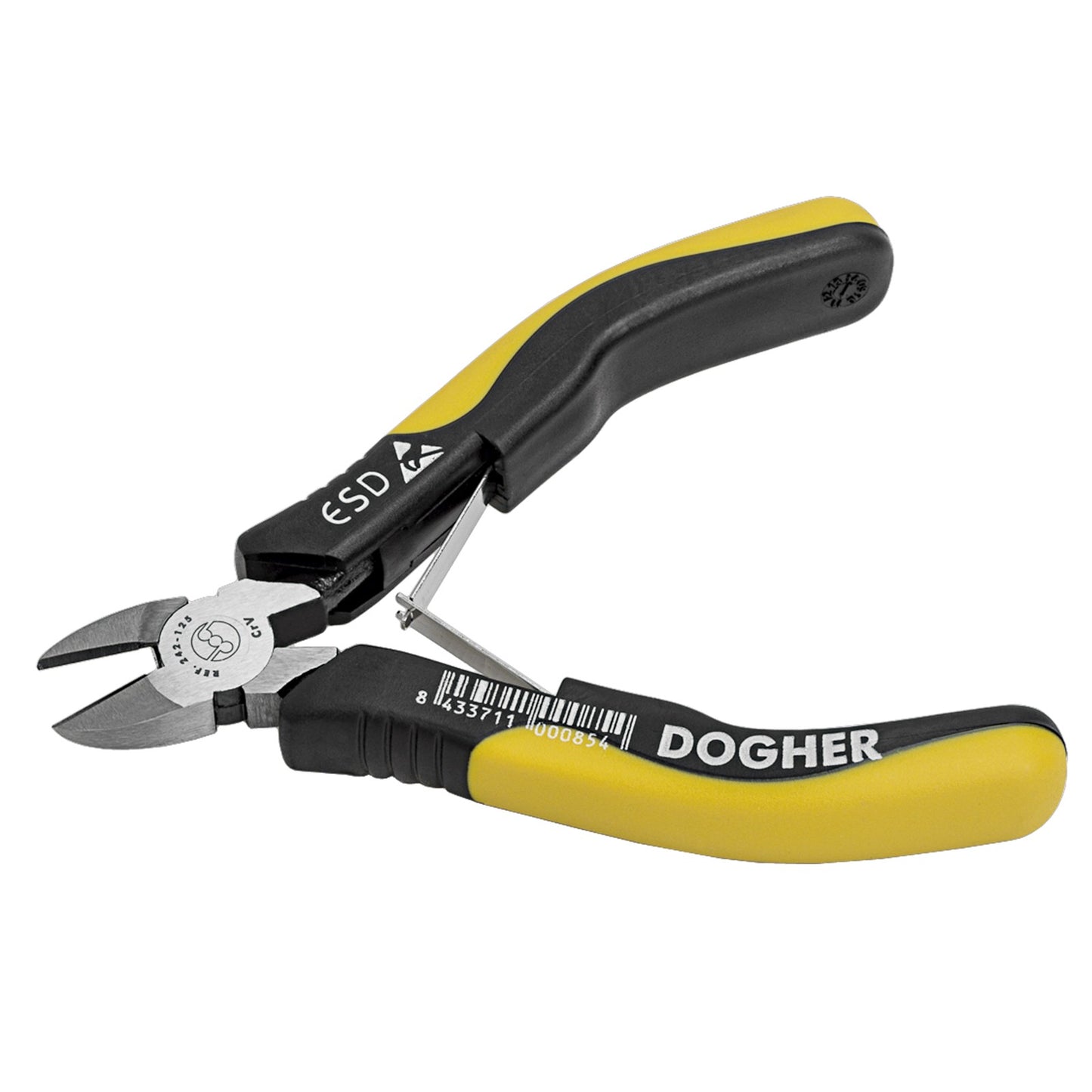 Dogher 242-125C - Mini Alicate Corte Diagonal ESD 125mm Colgador
