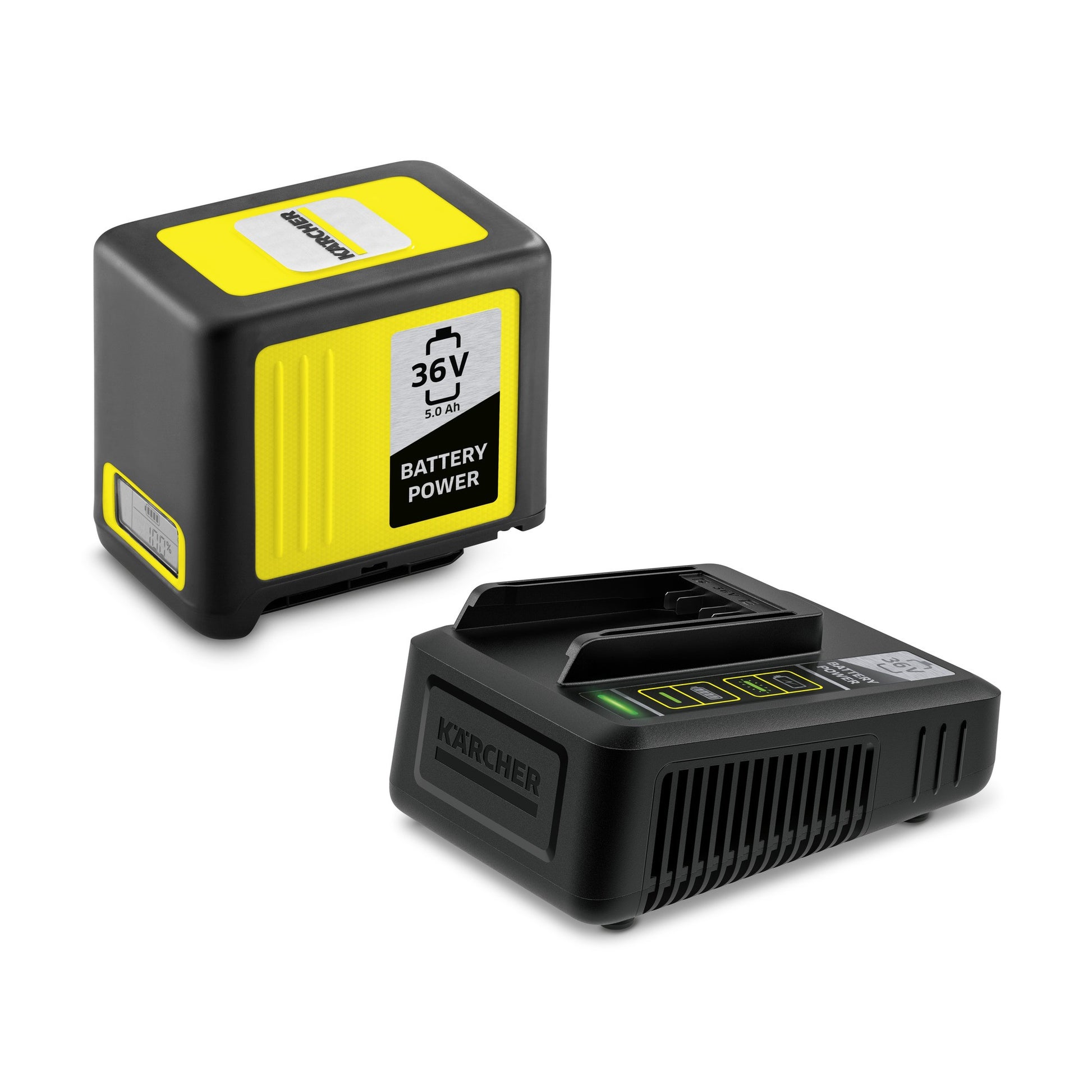 Kärcher 2.445-065.0 - Cargador y batería de 36 V 5.0 Ah